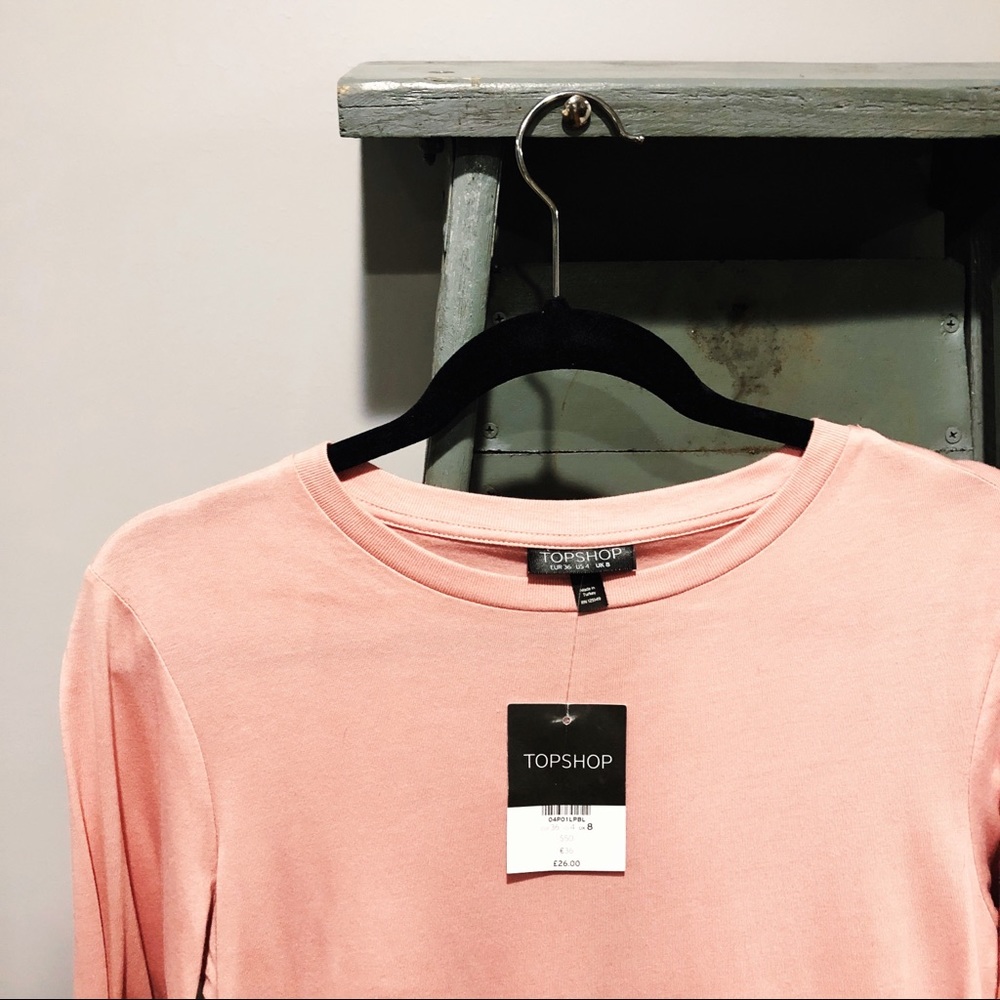 NWT Top Shop Pink Tunic Shirt
